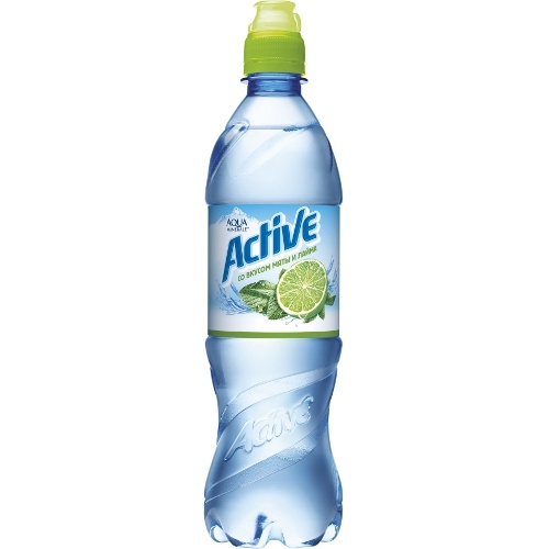 Вода питьевая "Aqua Minerale" (Аква Минерале) Актив мята и лайм негазированная 0