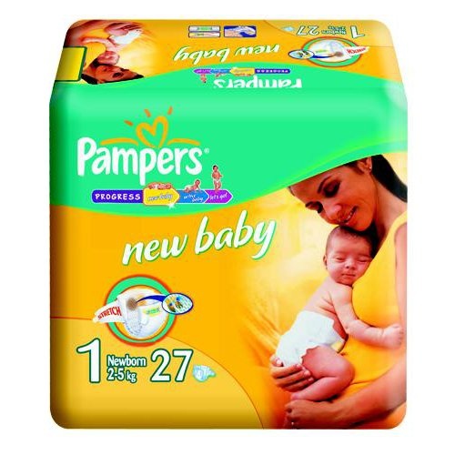 Подгузники "Pampers New Baby" (Памперс Нью Бэби) New born 2-5кг 27шт