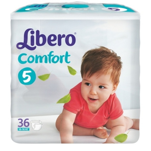 Подгузники "Libero" (Либеро) Comfort Fit 10-16кг 36шт