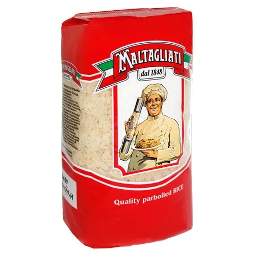 Крупа Рис "Maltagliati" (Мальтальяти) пропаренный шлифованный 900г