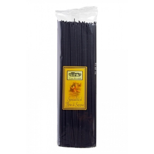 Макаронные изделия "Casa Rinaldi" (Каса Ринальди) Спагетти с чернилами каракатицы (черные) 500г
