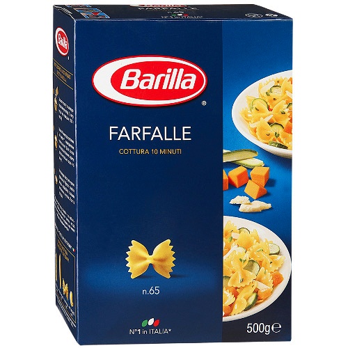 Макаронные изделия "Barilla" (Барилла) №065 Фарфалле 500г Италия