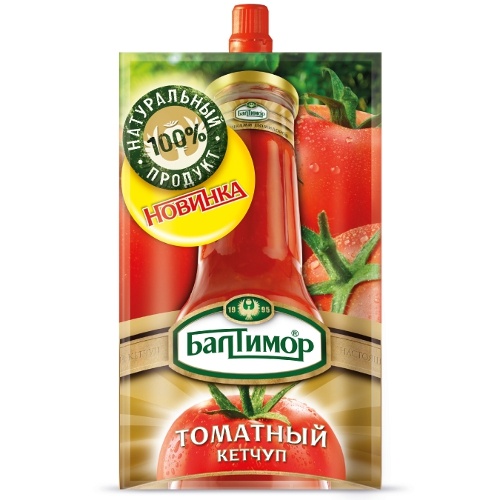 Кетчуп "Балтимор" томатный 330г дойпак