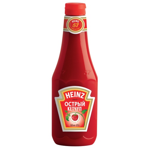 Кетчуп "Heinz" (Хайнц) острый 570г пл.бутылка