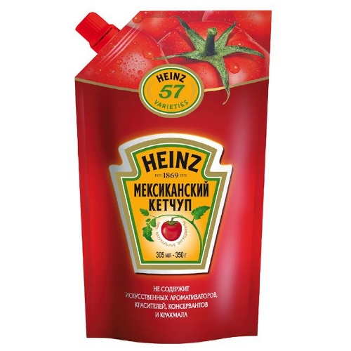 Кетчуп "Heinz" (Хайнц) мексиканский 350г дойпак