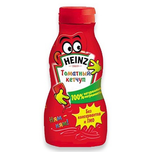 Кетчуп "Heinz" (Хайнц) томатный Ням-Ням 310г пл.бутылка