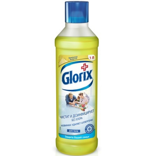 Средство чистящее для пола "Glorix" (Глорикс) лимонная энергия 1