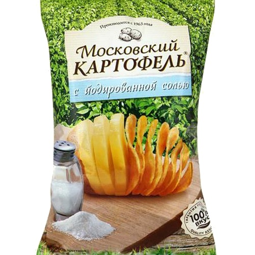 Чипсы "Московский картофель" соль йодированная 70г