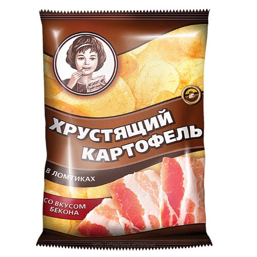 Чипсы "Хрустящий картофель" бекон 40г