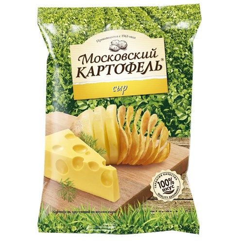 Чипсы "Московский картофель" сыр 130г