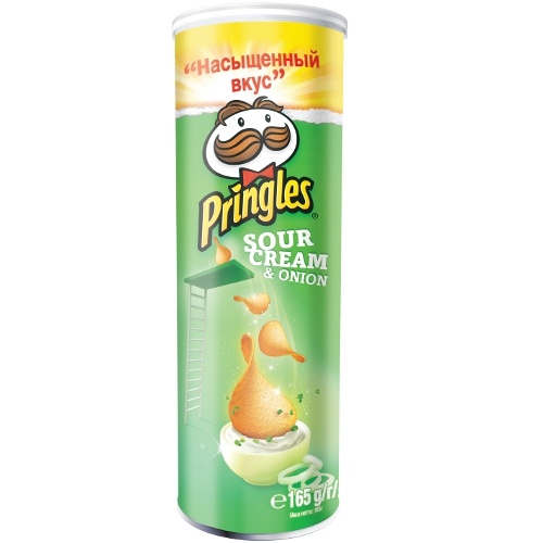 Чипсы "Pringles" (Принглс) сметана и укроп 165г