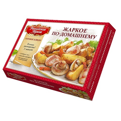 Жаркое по - домашнему "Российская корона" 300г замороженное блюдо