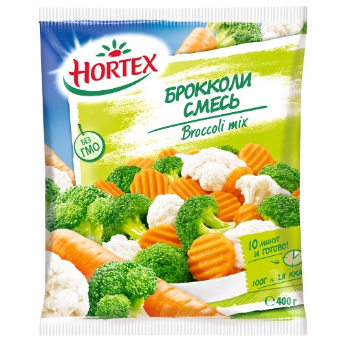 Овощная смесь с брокколи "Hortex" (Хортекс) 400г замороженная