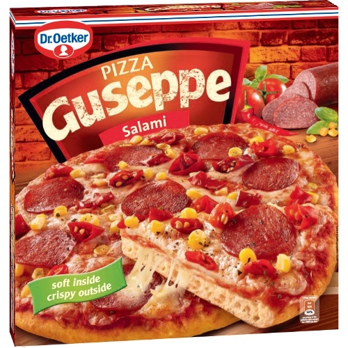 Пицца "Guseppe" (Джузеппе) салями 380г Dr.Oetker