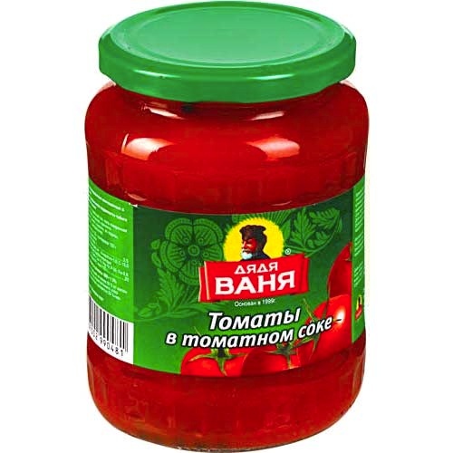 Томаты "Дядя Ваня" в томатном соке 680г Россия
