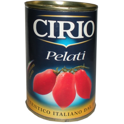 Томаты "Cirio" (Сирио) Pelati (Пелати) очищенные целые 400г ж/б