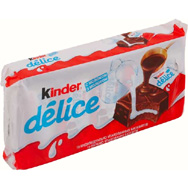 Бисквит "Kinder Delice" (Киндер Делис) в шоколадной глазури 10шт*42г Ферреро