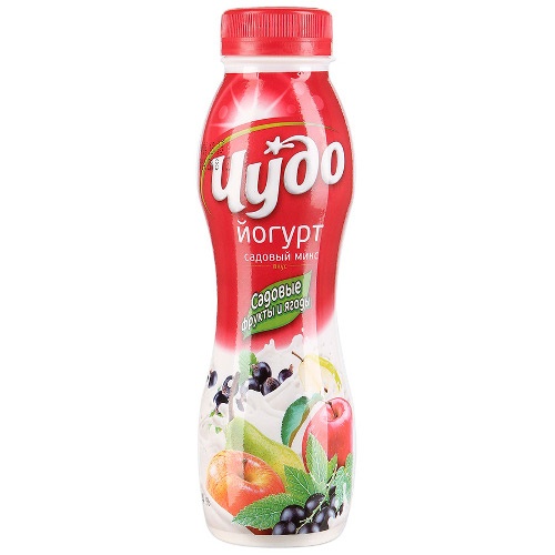 Йогурт питьевой "Чудо" Садовый микс 2