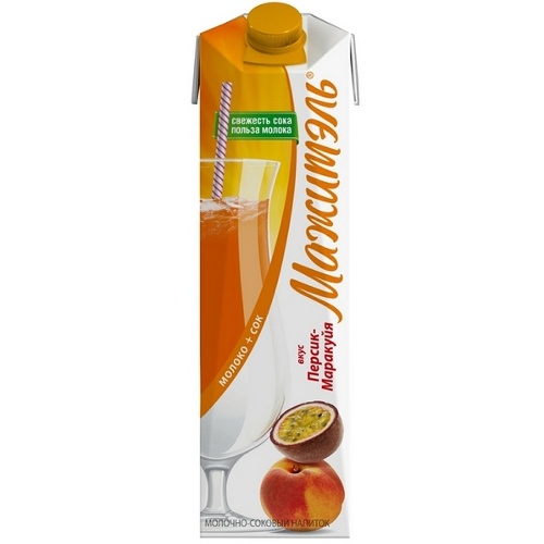 Напиток молочно-соковый "Мажитэль" персик маракуйя 0