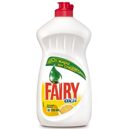 Средство для мытья посуды "Fairy" (Фейри) лимон 0.5л пл.бутылка