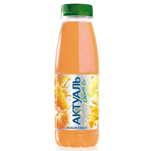 Напиток "Актуаль" сыворотка+сок апельсин и манго 330г