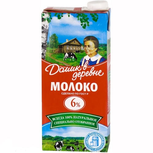 Молоко "Домик в деревне" 6