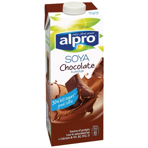 Напиток соевый Alpro Soya шоколадный 1л тетра брик