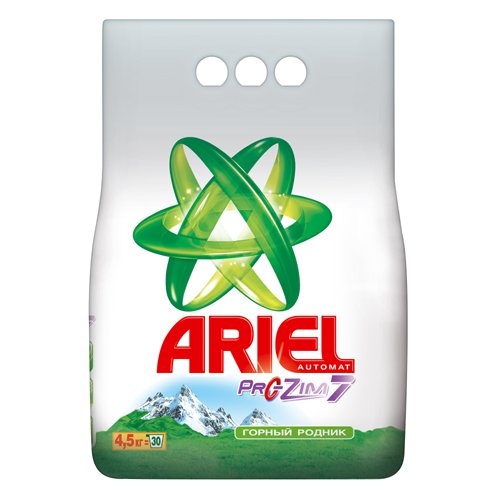 Стиральный порошок "Ariel" (Ариель) автомат горный родник 4