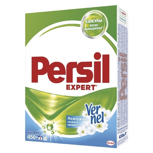 Стиральный порошок "Persil" (Персил) Expert с ароматом Vernel автомат 450г коробка