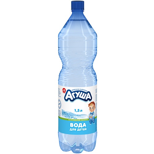 Вода питьевая детская "Агуша" негазированная 1