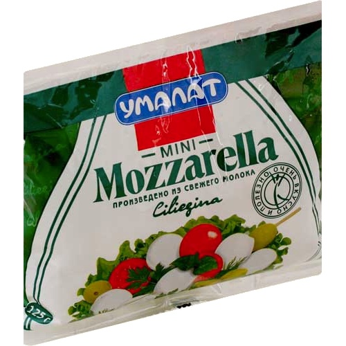 Сыр Моцарелла Чильеджина в воде 50% 125г пуп