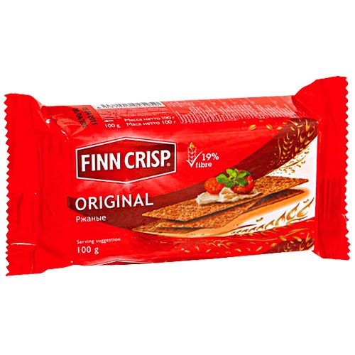 Сухарики "Finn Crisp" (Финн Крисп) Original Taste ржаные 100г