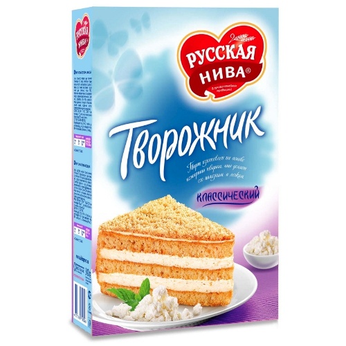 Торт "Творожник" классический 340г к/кор (Русская Нива)