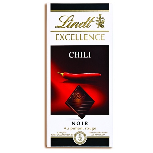 Шоколад "Lindt Excellence" (Линдт Экселланс) горький с перцем чили 100г