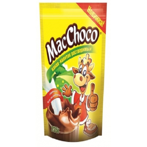 Какао напиток растворимый MacChoco 235гр