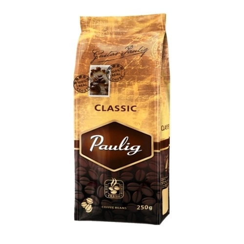 Кофе "Paulig" (Паулиг) Классик в зернах 250г пакет