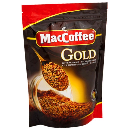 Кофе "MacCoffee" (МакКофе) Gold натуральный растворимый сублимированный 170г пакет