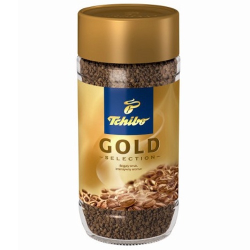 Кофе "Tchibo" (Чибо) Gold Selection растворимый 190г ст.банка