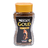 Кофе "Nescafe Gold" (Нескафе Голд) крепкий растворимый сублимированный 95г ст.банка