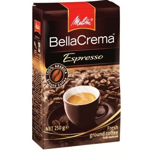 Кофе "Melitta" (Мелитта) BellaCrema Espresso молотый 200г