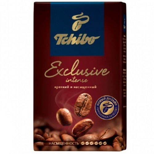 Кофе "Tchibo" (Чибо) Exclusive Intense молотый 250г пакет