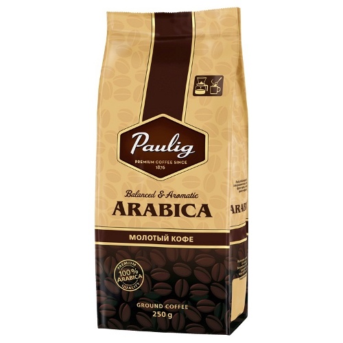 Кофе "Paulig" (Паулиг) Арабика премиум молотый 250г пакет