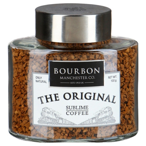 Кофе ''Bourbon'' натуральный растворимый сублимированный 100 гр