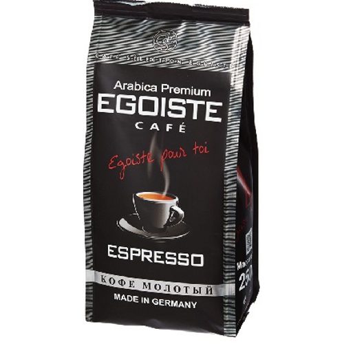 Кофе "Egoiste" (Эгоист) Espresso молотый 250гр. Egoiste