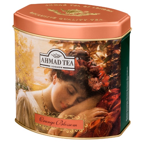 Чай "Ahmad Tea" (Ахмад Ти) Orange Blossom черный с цветками апельсина 100г ж/б