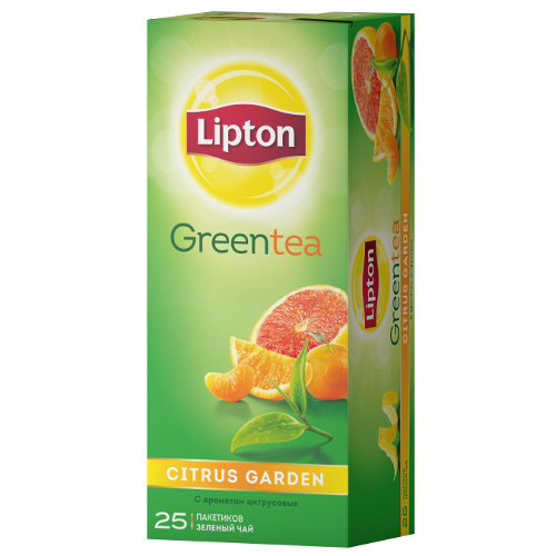 Чай "Lipton" (Липтон) Citrus Garden Green Tea зеленый 25пак х 2г (50г)
