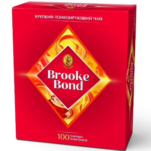 Чай "Brooke Bond" (Брук Бонд) черный байховый 100пак х 2г
