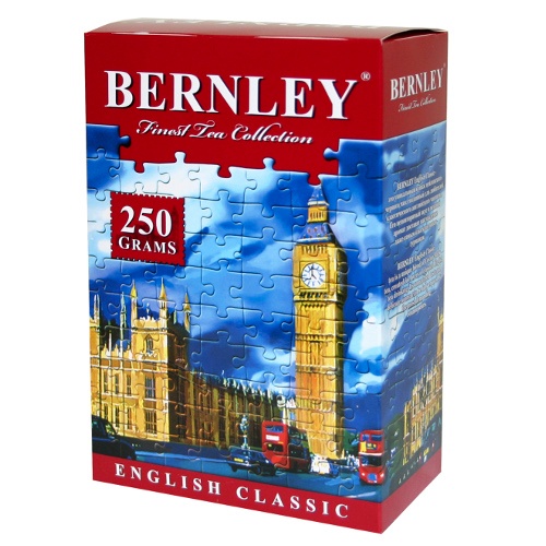 Чай "Bernley" (Бернли) English Classic черный байховый цейлонский крупнолистовой 250г карт.кор