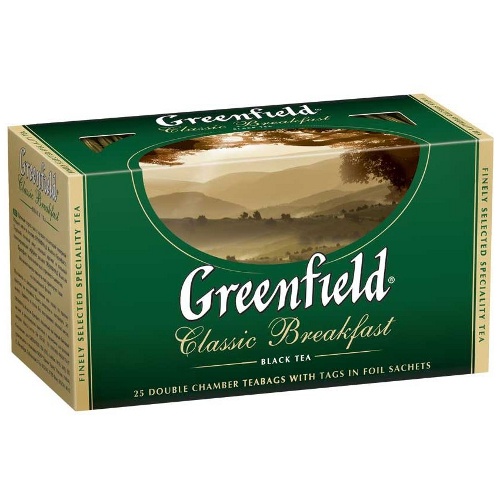 Чай "Greenfield" (Гринфилд) Classic Breakfast черный 25пак*2г