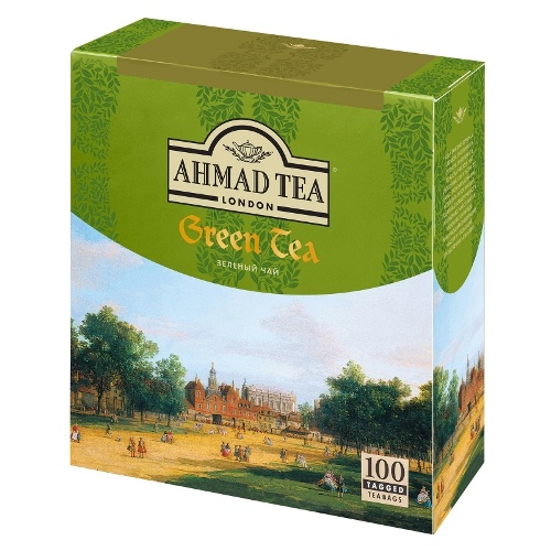 Чай "Ahmad Tea" (Ахмад Ти) Green зеленый 100*2г